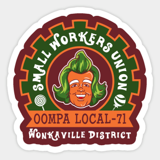 Small Workers Union Sticker